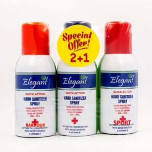 Elegant Hand Sanitizer Spray 100ml – Pack of 3